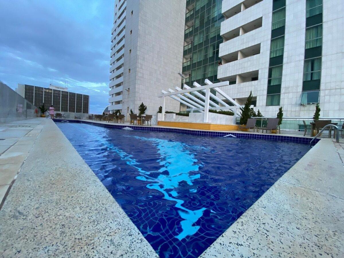 Flat Encantador No 11º Com Vista Pra Torre De Tv Brasilia Bagian luar foto